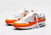 nike air max 1 premium homme orange blanc